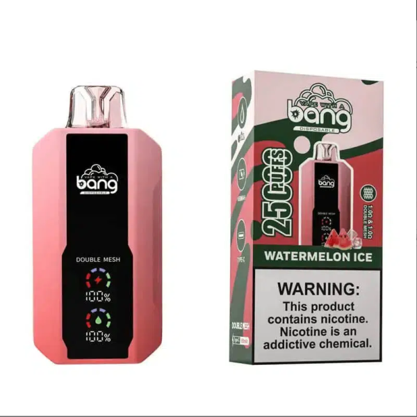 Bang 25000 Puffs 超大屏幕 超大容量可充電拋棄式電子煙 台灣現貨 - 图片 4