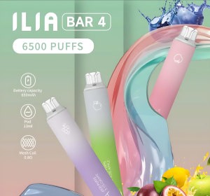 【ILIA BAR4 6500 Puffs】一次性電子煙 拋棄式 6500口