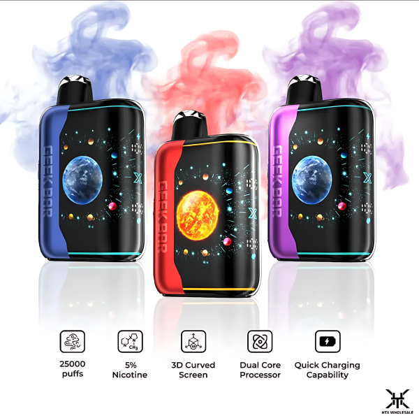 美歐爆款！GEEK BAR Pulse X 25000 口一次性電子煙 台灣現貨秒发 拋棄式霧化棒快速出貨 - 图片 2