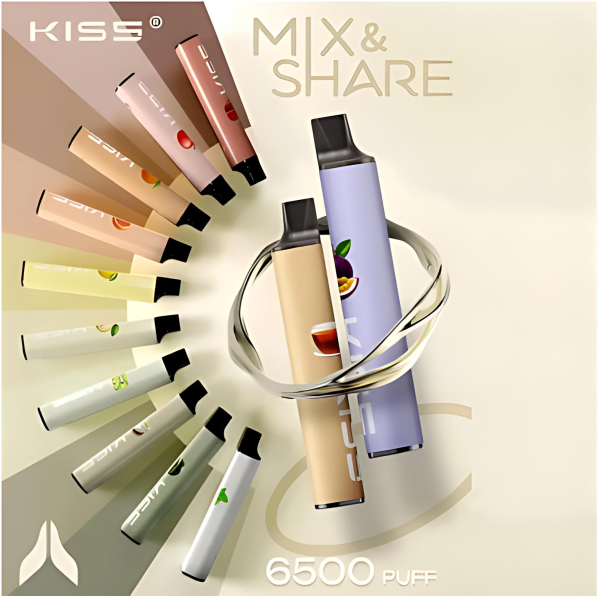 Kis5 6500 Puffs 鎧斯 5 號一次性電子煙｜K65 MIX&SHARE 多口味混合 台湾现货快速出货 - 图片 10