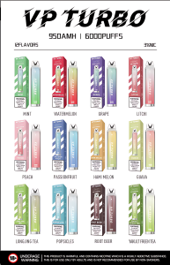 VP Turbo 6000 Puffs 拋棄式電子煙 霧化桿