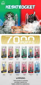 HEBAT BOOM 7000 Puffs 喜貝一次性電子煙