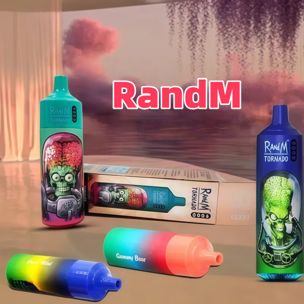 【RandM 9000 Puffs 龍捲風】一次性抛棄式電子煙|歐美爆款霧化棒|超大容量小煙|台灣現貨快速出貨 - 图片 2