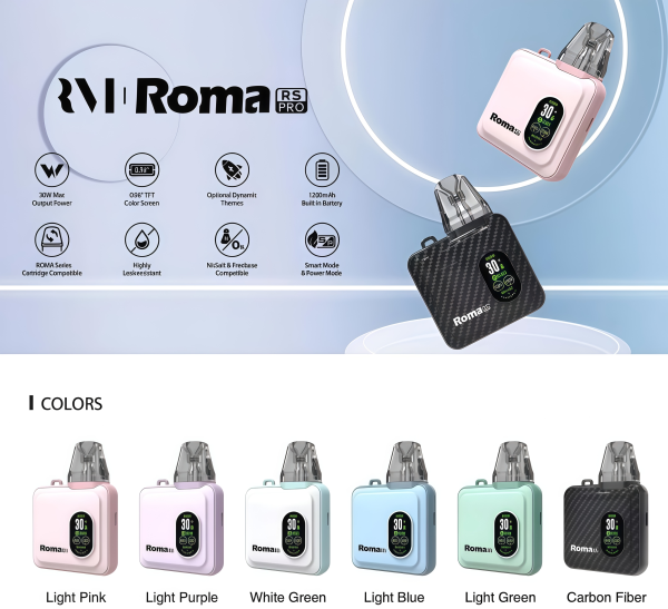 【ROMA RS PRO 注油主機】羅馬小煙主機|通用 OXVA/XLIM/SQ PRO 小蠻牛空倉